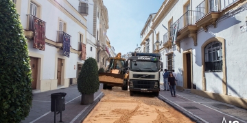 Calle Merced preparativos Rocio