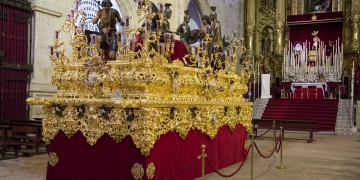 Paso restaurado de la Hermandad de Los Judíos / Cristo García
