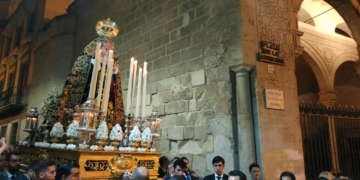 La primera salida de la Virgen del Buen Fin a las calles jerezanas