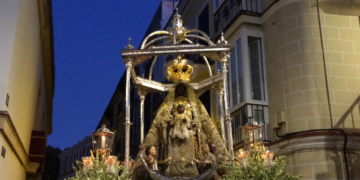 La Virgen de la Merced por la Plaza del Clavo