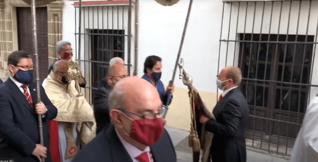 El Santísimo recorrió las calles de San Marcos Captura de pantalla 2021 06 04 a las 17.17.14