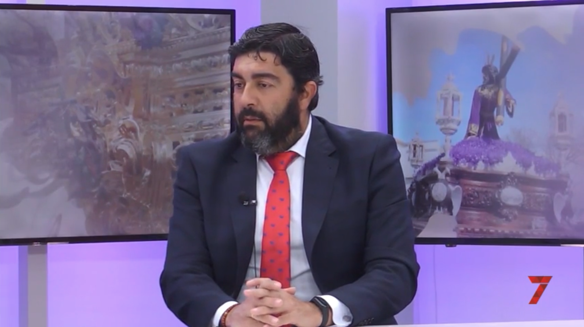José Manuel García, presidente del Consejo, en Luz de Pasión (7TV Jerez)