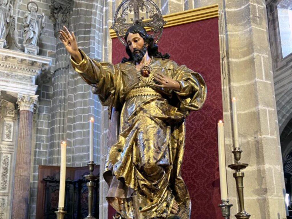 Este sábado procesiona la imagen del Sagrado Corazón de Jesús