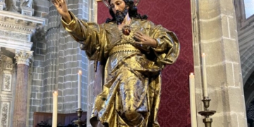Este sábado procesiona la imagen del Sagrado Corazón de Jesús