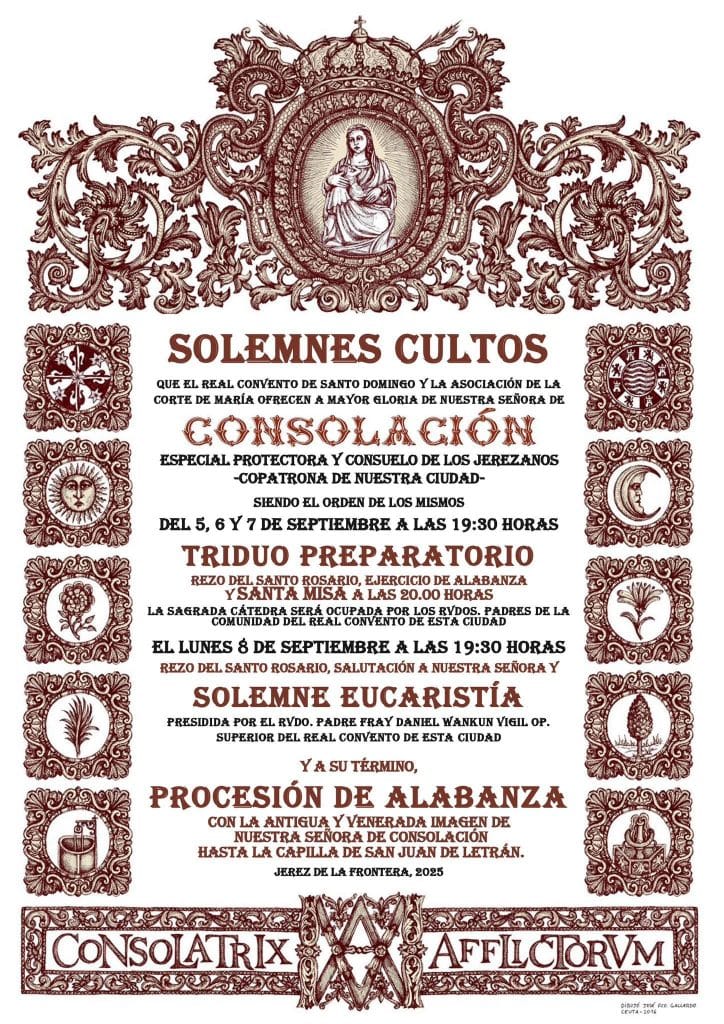 SOLEMNES CULTOS VIRGEN CONSOLACION 2025