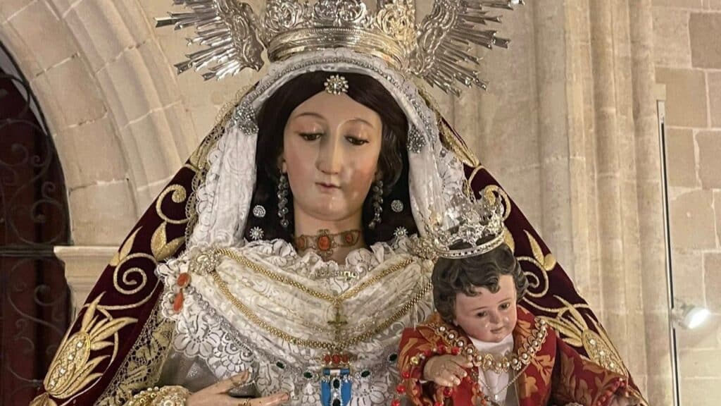 Dos salidas procesionales para el tercer sábado de octubre en Jerez MADRE DE DIOS DEL ROSARIO 1280x720 1